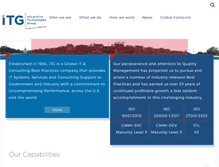 Tablet Screenshot of itgonline.com